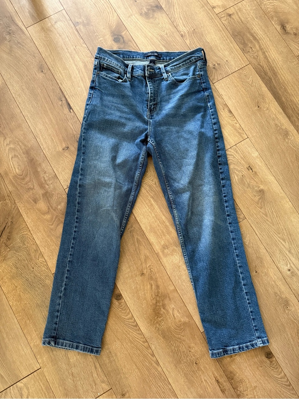 Calvin Klein Light Blue Washed Denim Jeans